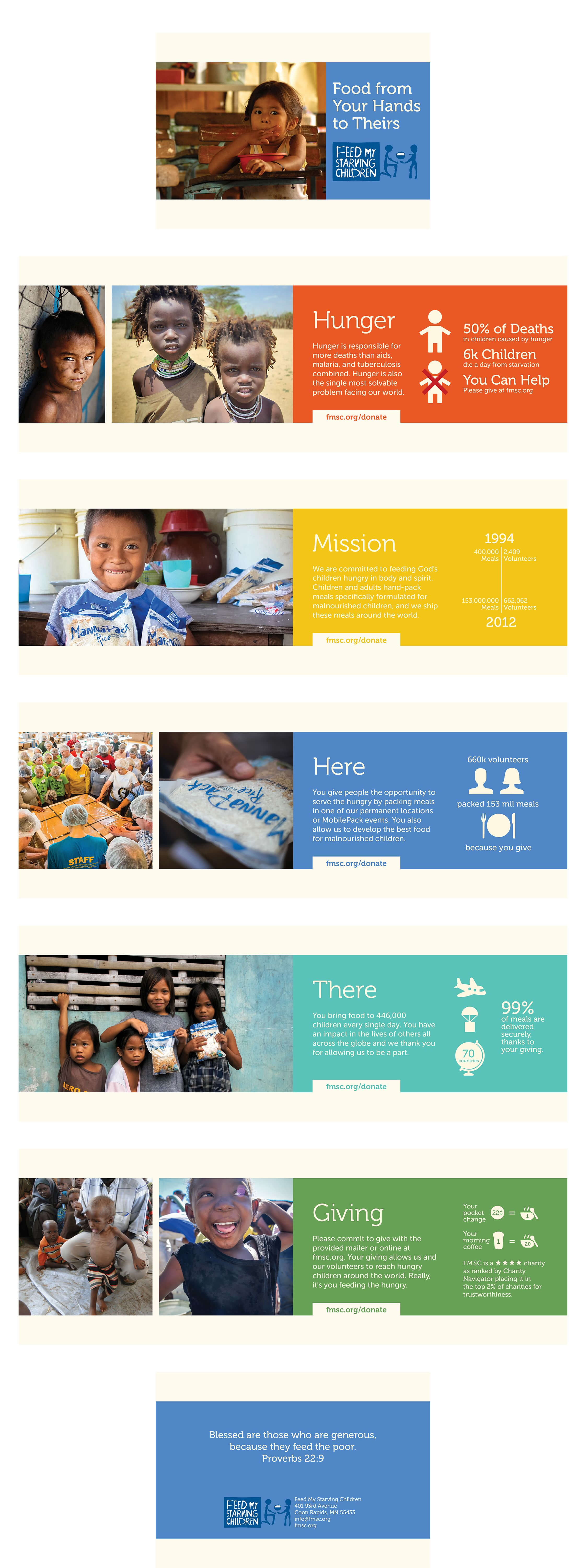 Charity Brochure For Feed My Starving Children. Project For Intended For Ngo Brochure Templates