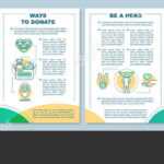 Charity Brochure Vectors | Volunteering Brochure Template Pertaining To Volunteer Brochure Template