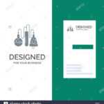 Chemical, Dope, Lab, Science Grey Logo Design And Business In Dope Card Template