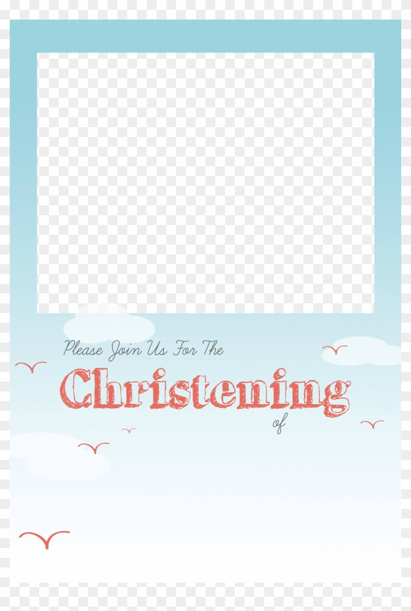 Christening Png Free – Baptism Invitation Template Png With Blank Christening Invitation Templates
