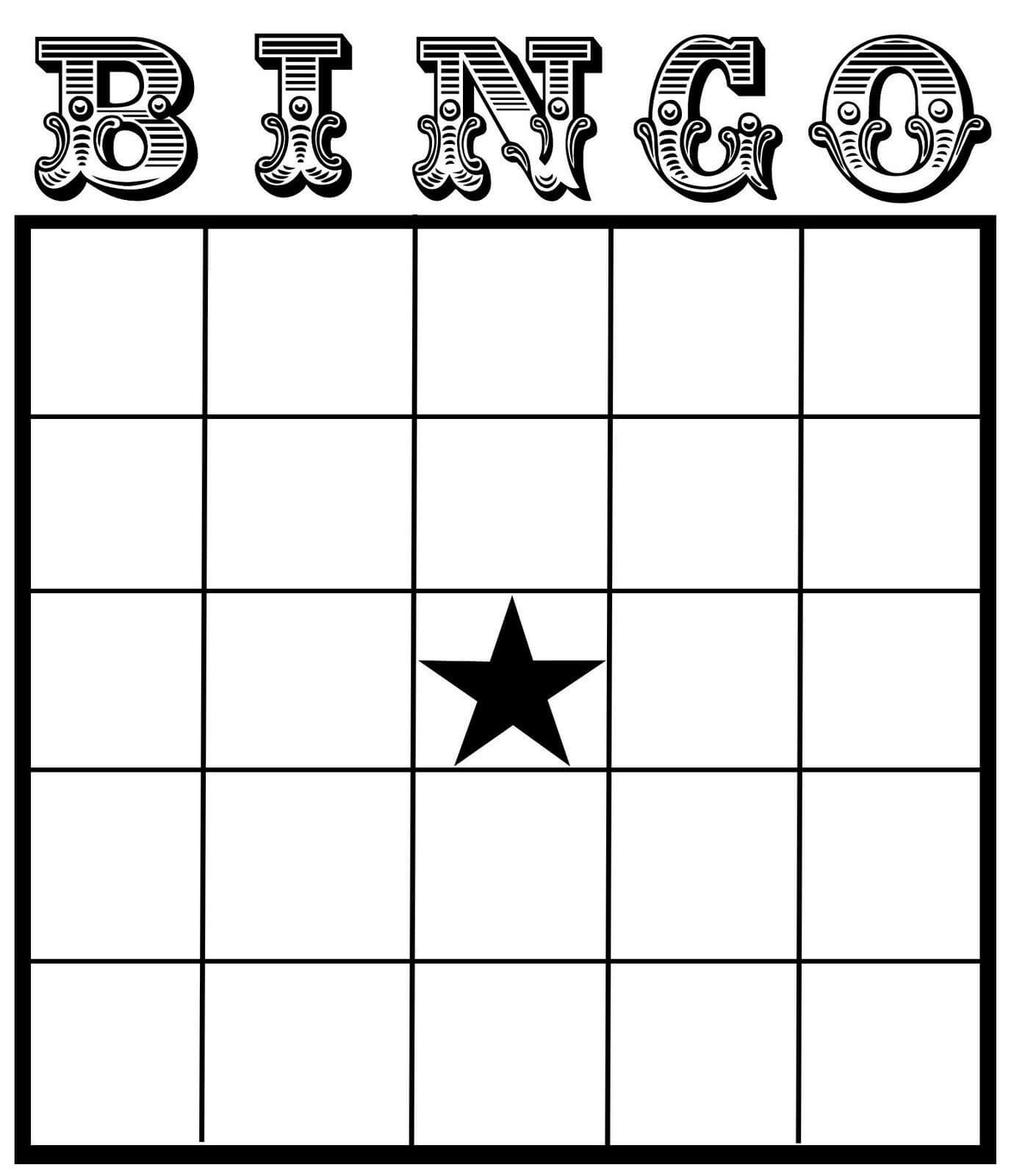 Christine Zani: Bingo Card Printables To Share | Reading Pertaining To Blank Bingo Template Pdf