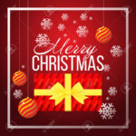 Christmas Banner Template Background With Merry Christmas Greeting.. In Merry Christmas Banner Template