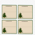 Christmas Card Template Png Download – 1275*1575 – Free With Table Place Card Template Free Download