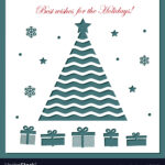 Christmas Card Template With Laser Cutting Intended For Adobe Illustrator Christmas Card Template