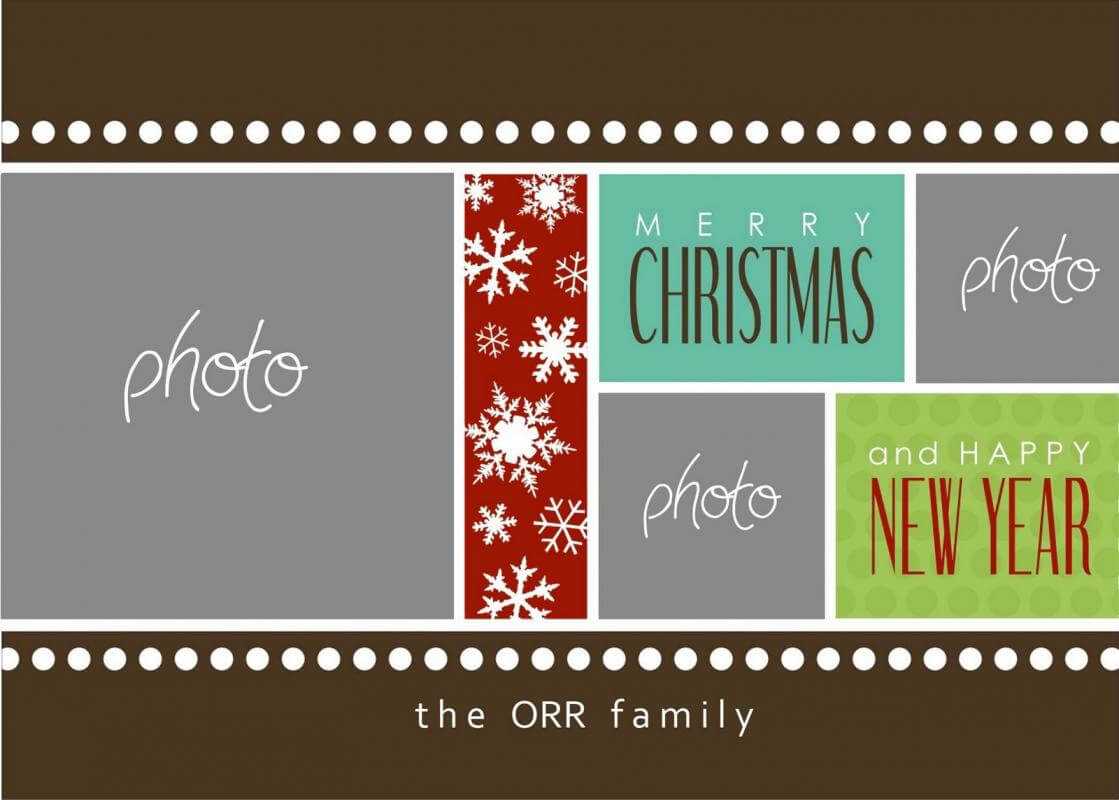 Christmas Card Templates For Photoshop | Template Business Throughout Christmas Photo Card Templates Photoshop