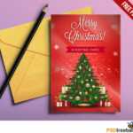 Christmas Greeting Card Free Psd | Psdfreebies With Free Christmas Card Templates For Photoshop