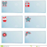 Christmas Note Cards Stock Vector. Illustration Of With Regard To Christmas Note Card Templates