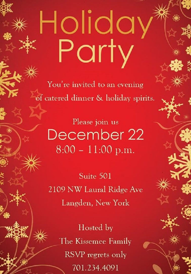 Christmas Party Invitation Backgrounds Free | Party Pertaining To Free Christmas Invitation Templates For Word