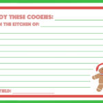 Christmas Recipe Cards Template – Hizir.kaptanband.co With Cookie Exchange Recipe Card Template