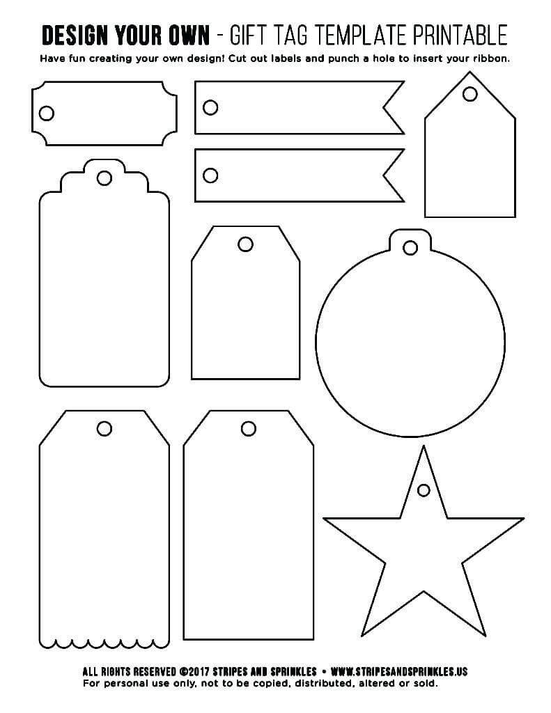 Christmas Tag Templates – Amicuscolor.co With Free Gift Tag Templates For Word