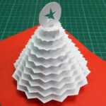 Christmas Tree Pop Up Card Tutorial – 02 (Part 1) With 3D Christmas Tree Card Template