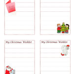 Christmas Wish List Throughout Christmas Card List Template