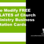 Church Invitation Cards | Effective Church Communications Pertaining To Church Invite Cards Template