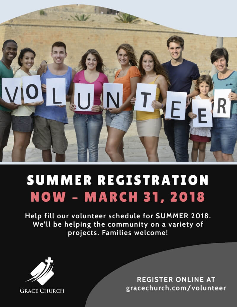 Church Weekend Volunteer Opportunities Flyer Template With Volunteer Brochure Template