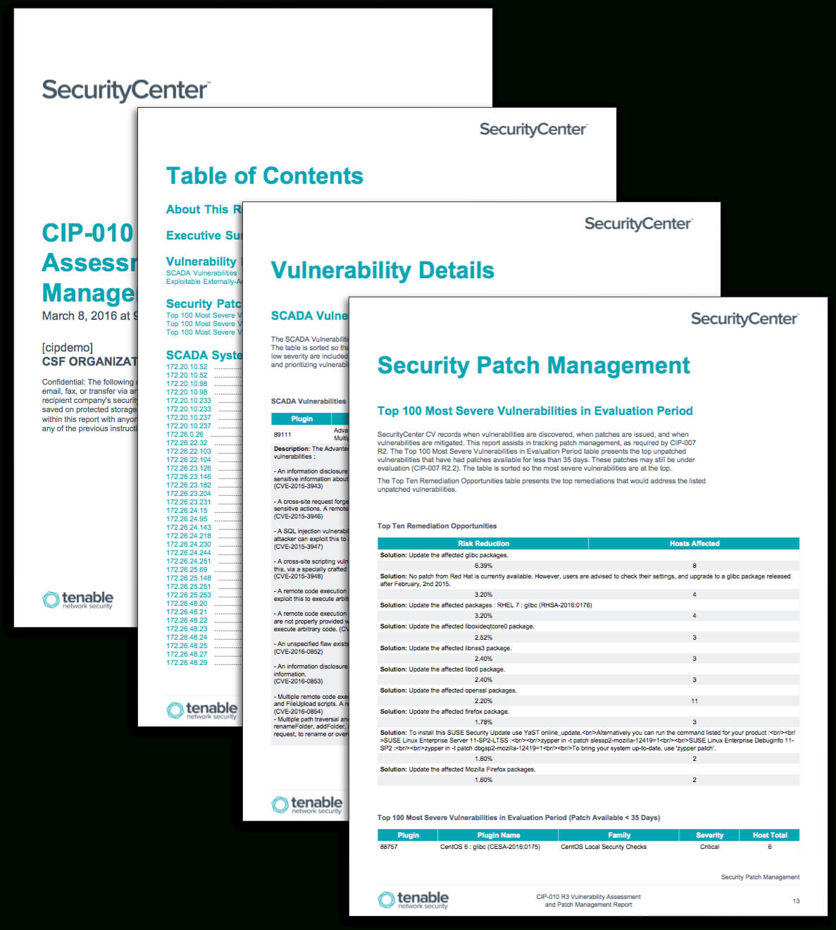 Cip 010 R3 Vulnerability Assessment And Patch Management Inside Reliability Report Template
