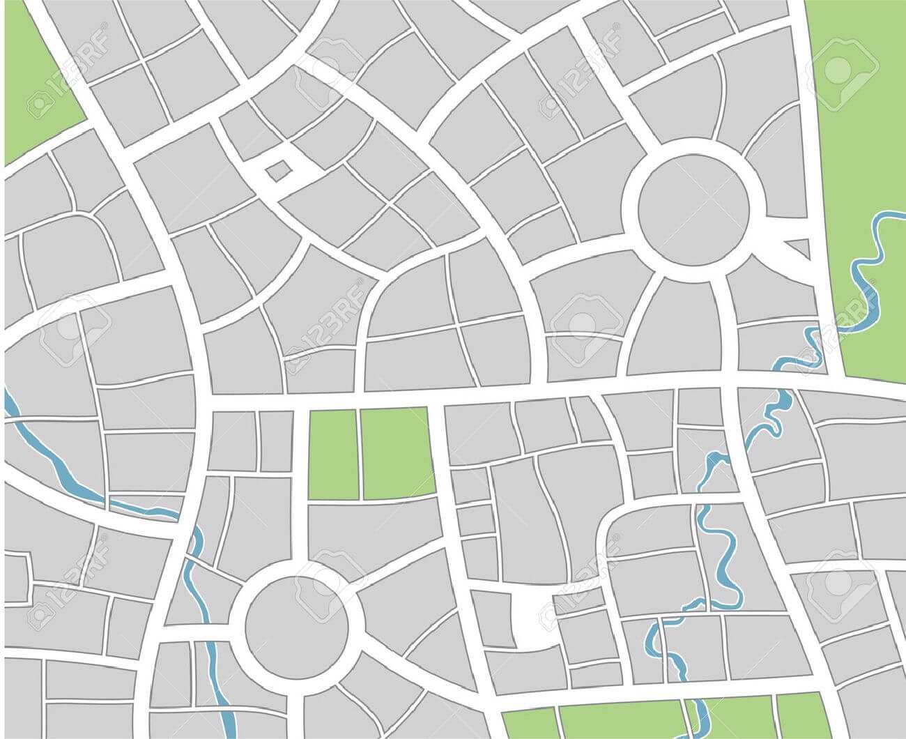 City Map Regarding Blank City Map Template