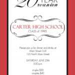 Class Reunion Invitations | Sunshinebizsolutions For Reunion Invitation Card Templates