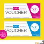 Clean And Modern Gift Voucher Template Psd | Psdfreebies With Regard To Gift Certificate Template Photoshop