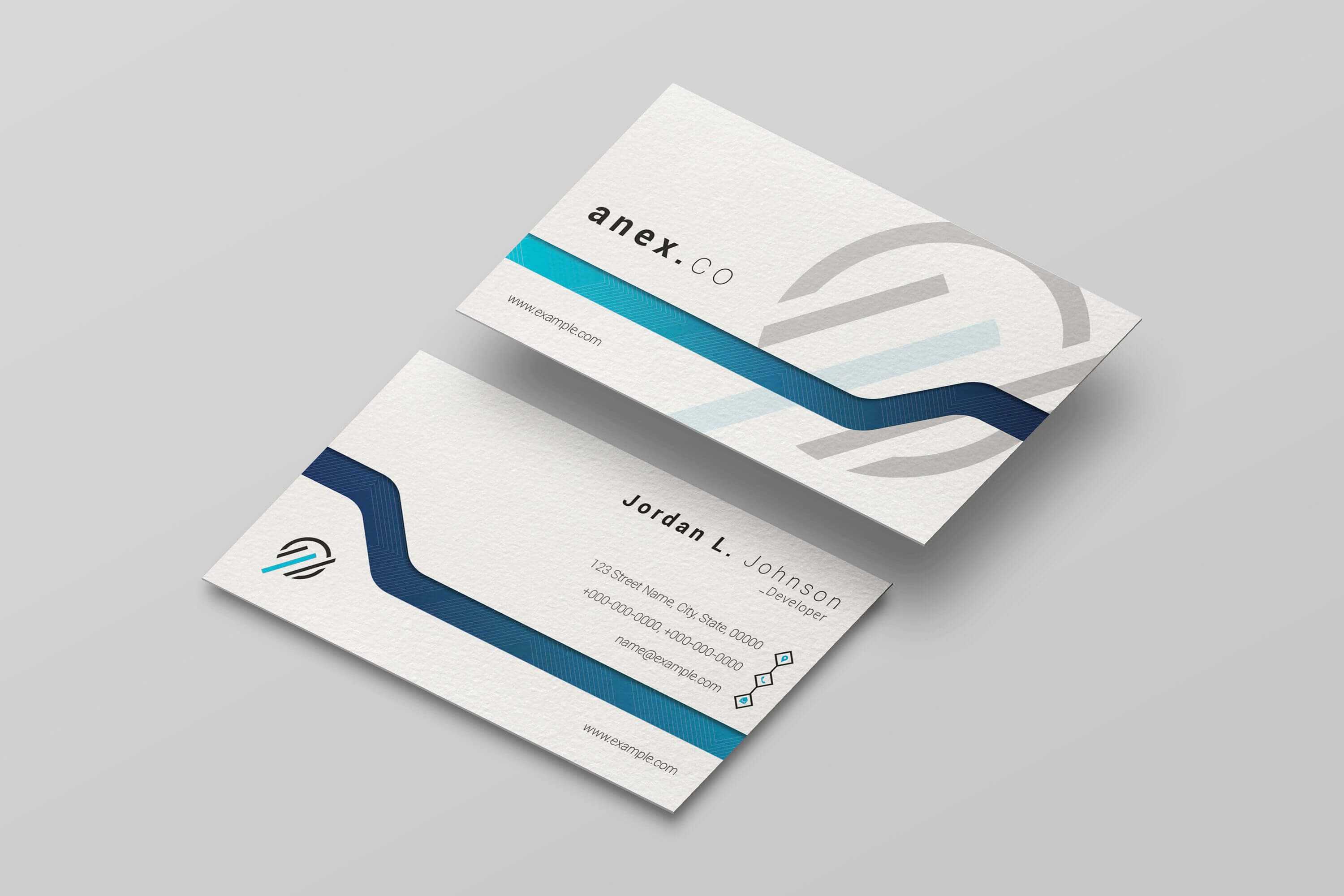 Clean Business Card Template | Professional Business Card Pertaining To Professional Name Card Template