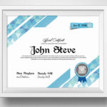 Clean Certificate Template – Vsual Throughout Indesign Certificate Template