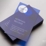 Clear Business Cards Pertaining To Transparent Business Cards Template