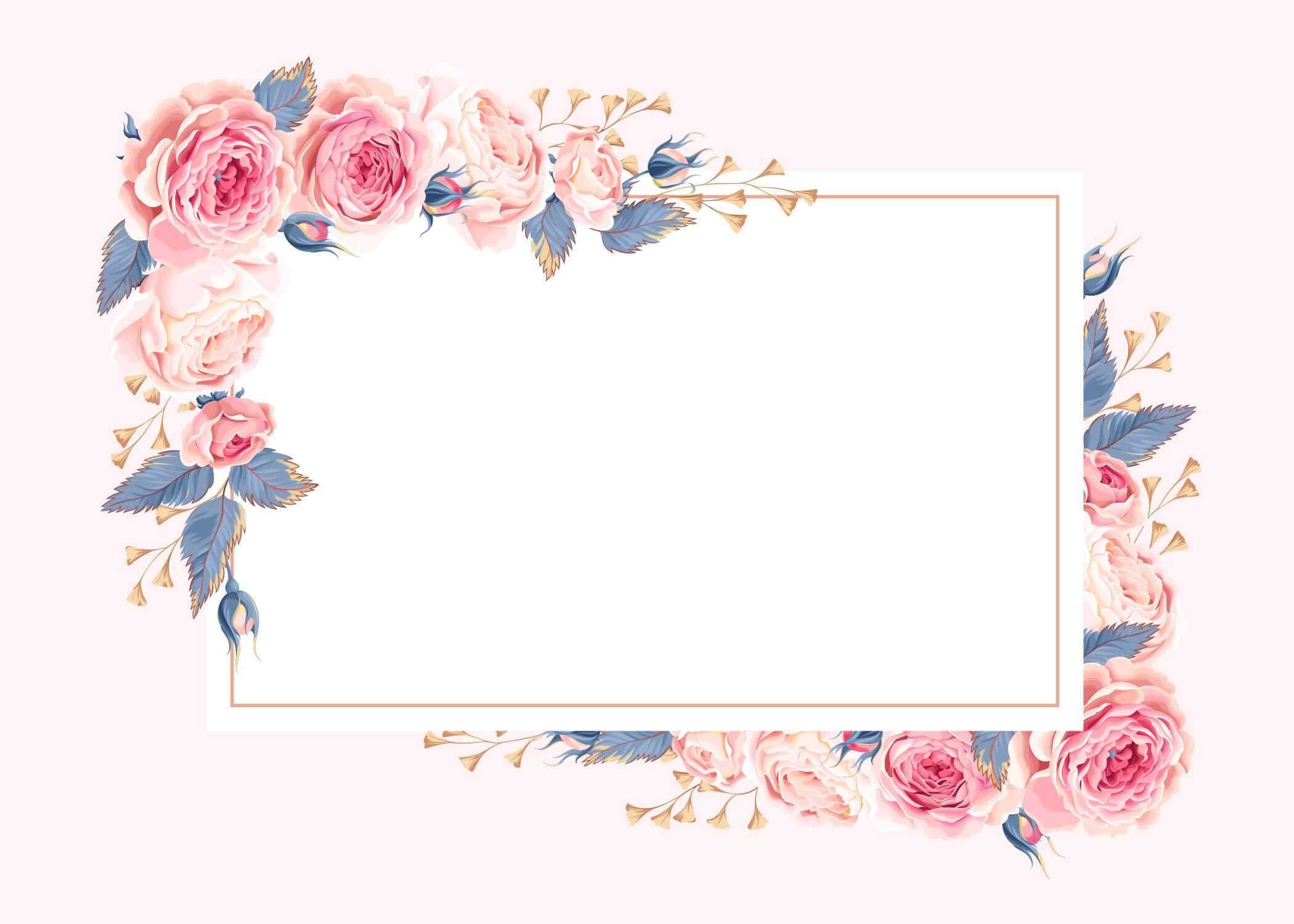 Climbing Roses – Rsvp Card Template (Free | What I Like In Intended For Free Printable Blank Greeting Card Templates