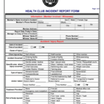 Club Incident Report Form – Fill Online, Printable, Fillable In First Aid Incident Report Form Template