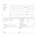 Club Membership Application Form Throughout Registration Form Template Word Free