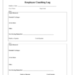 Coaching Log Template – Google Search | Coaching | Coaching Inside Coaches Report Template