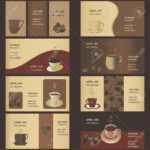 Coffee Business Card Templates (8 Set) Pertaining To Coffee Business Card Template Free