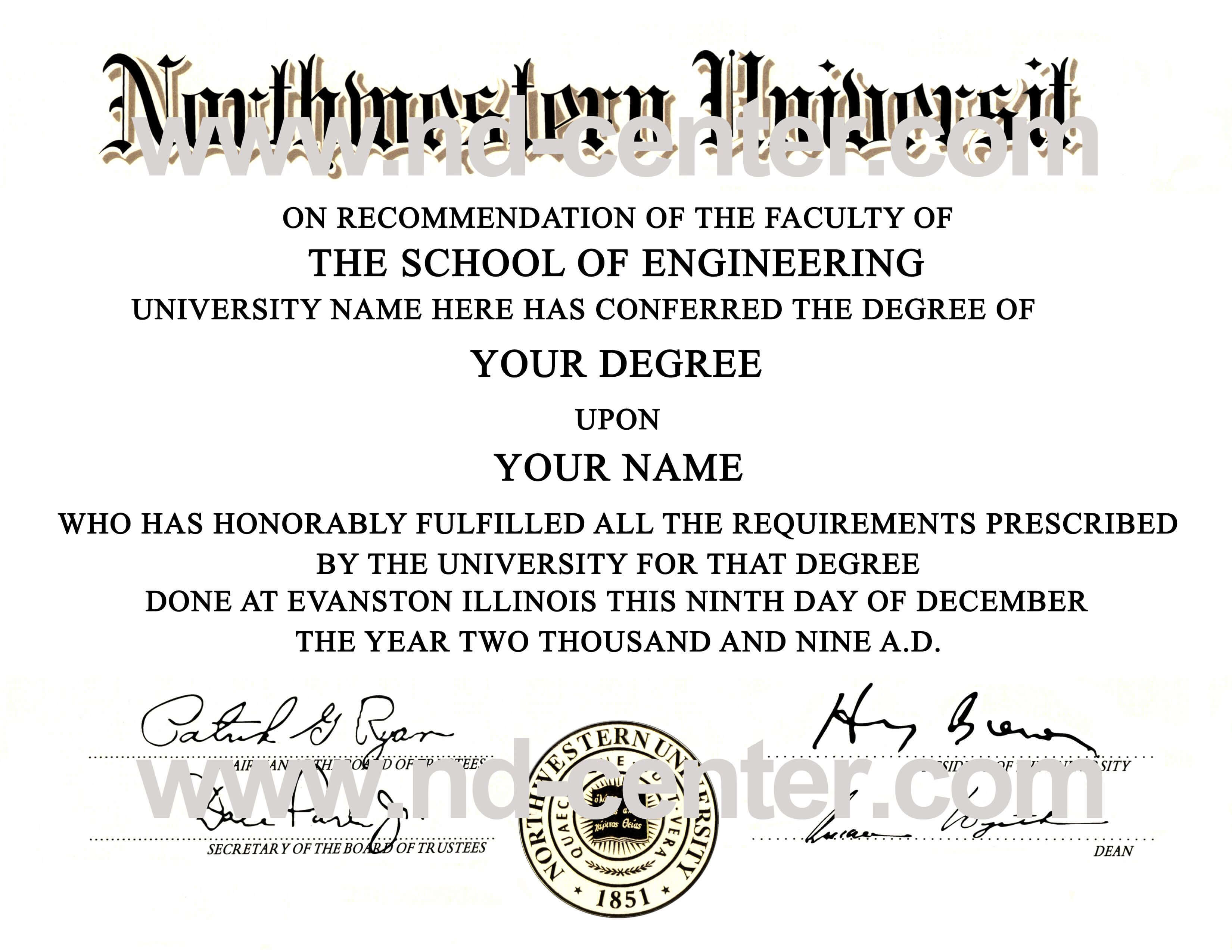 College Degree Certificate Templates Quality Fake Diploma Inside University Graduation Certificate Template