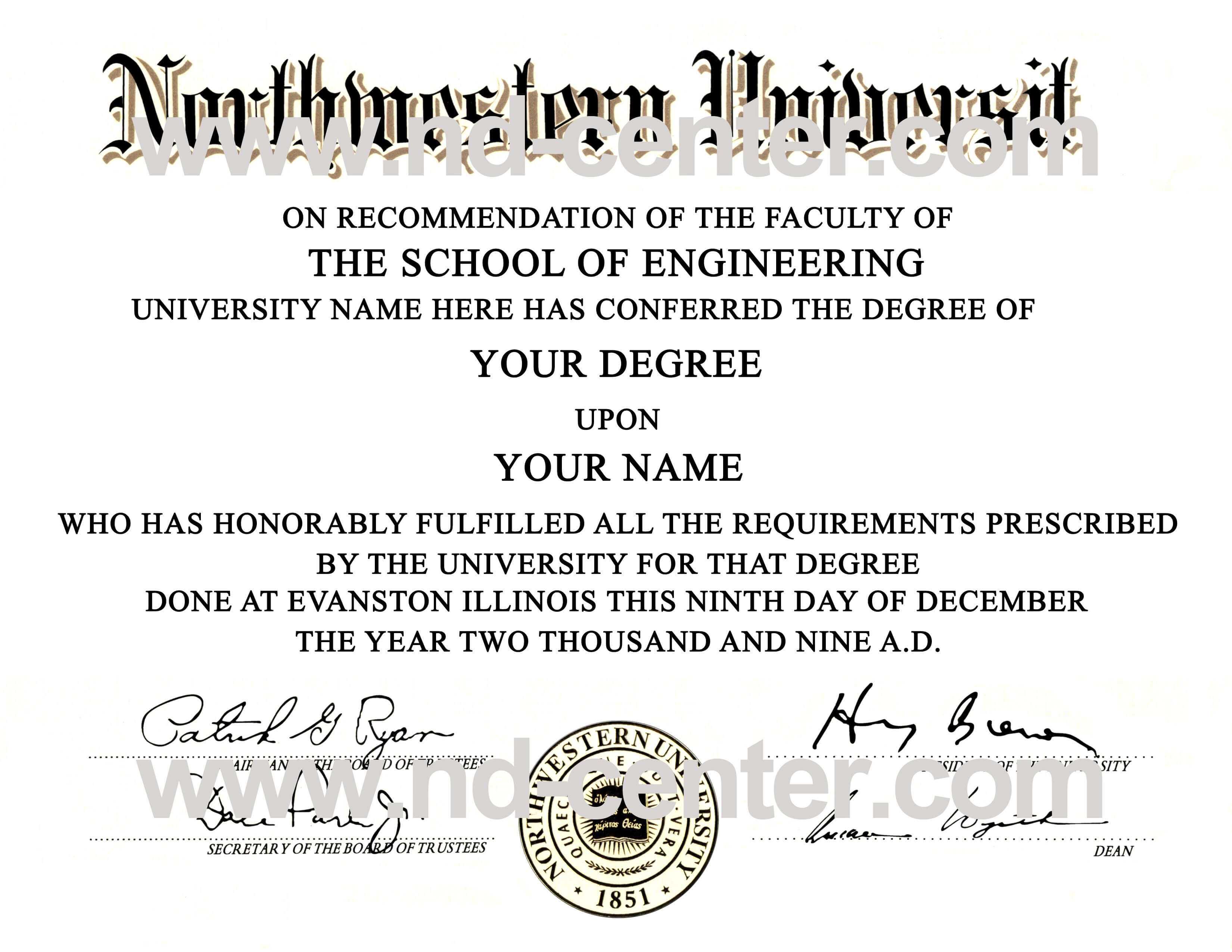 College Degree Certificate Templates Quality Fake Diploma Inside University Graduation Certificate Template