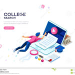 College Web Page Banner Template Stock Vector – Illustration With Regard To College Banner Template