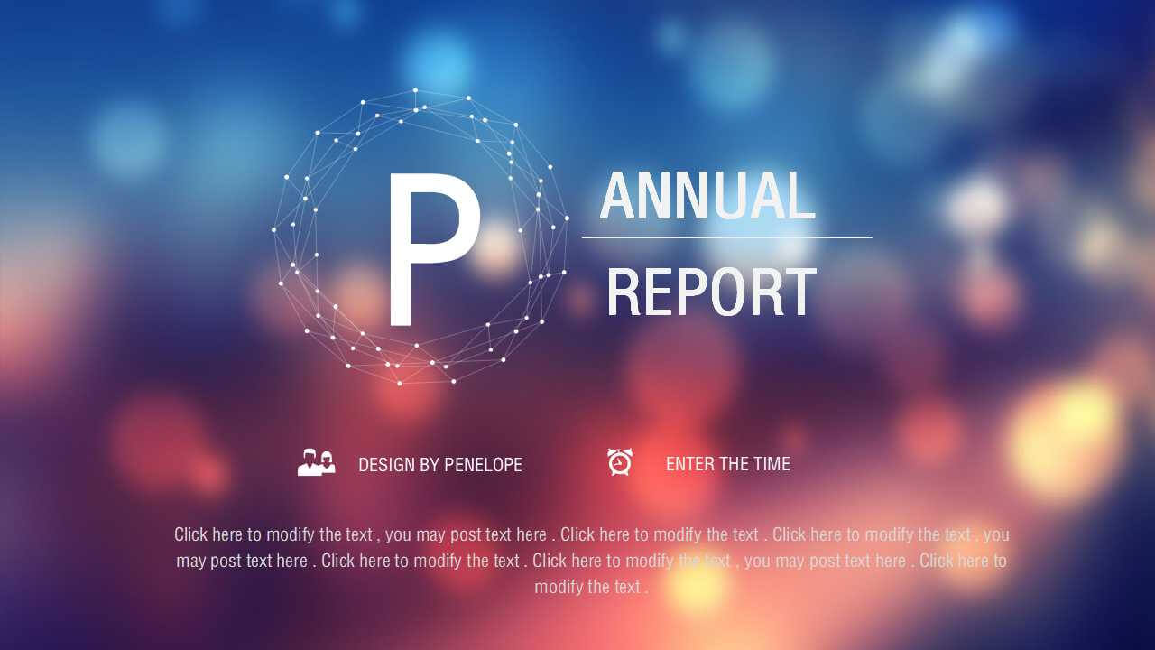 Colorful Annual Report Ppt Template Best Powerpoint For Annual Report Ppt Template