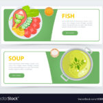 Colorful Horizontal Food Banner Template Within Food Banner Template
