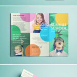 Colorful School Brochure - Tri Fold Template | Download Free regarding School Brochure Design Templates