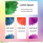 Colorful Templates For Visiting Cards, Labels, Fliers Within Advertising Cards Templates