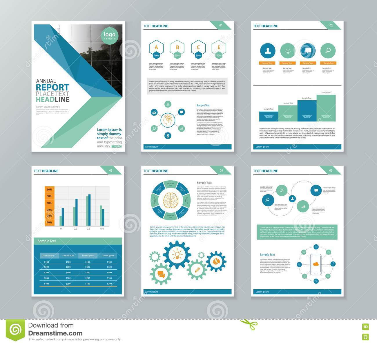 Company Profile Annual Report Brochure Flyer Page Layout For Annual Report Template Word Free Download