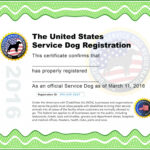 Complete Emotional Support Animal Id Card Template – Www.szf.se Throughout Service Dog Certificate Template