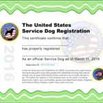 Complete Emotional Support Animal Id Card Template – Www.szf.se Throughout Service Dog Certificate Template