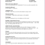 Complex Madeline Hunter Lesson Plan Explanation Madeline Intended For Madeline Hunter Lesson Plan Template Word
