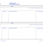 Comprehensive Curriculum Examples For Every Age Level | Art With Blank Curriculum Map Template