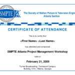 Conference Attendance Certificate Samples Fresh Template In Certificate Of Participation In Workshop Template