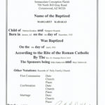 Confirmation Certificate 50 Box Mpn Xb104 Certificates Pertaining To Roman Catholic Baptism Certificate Template