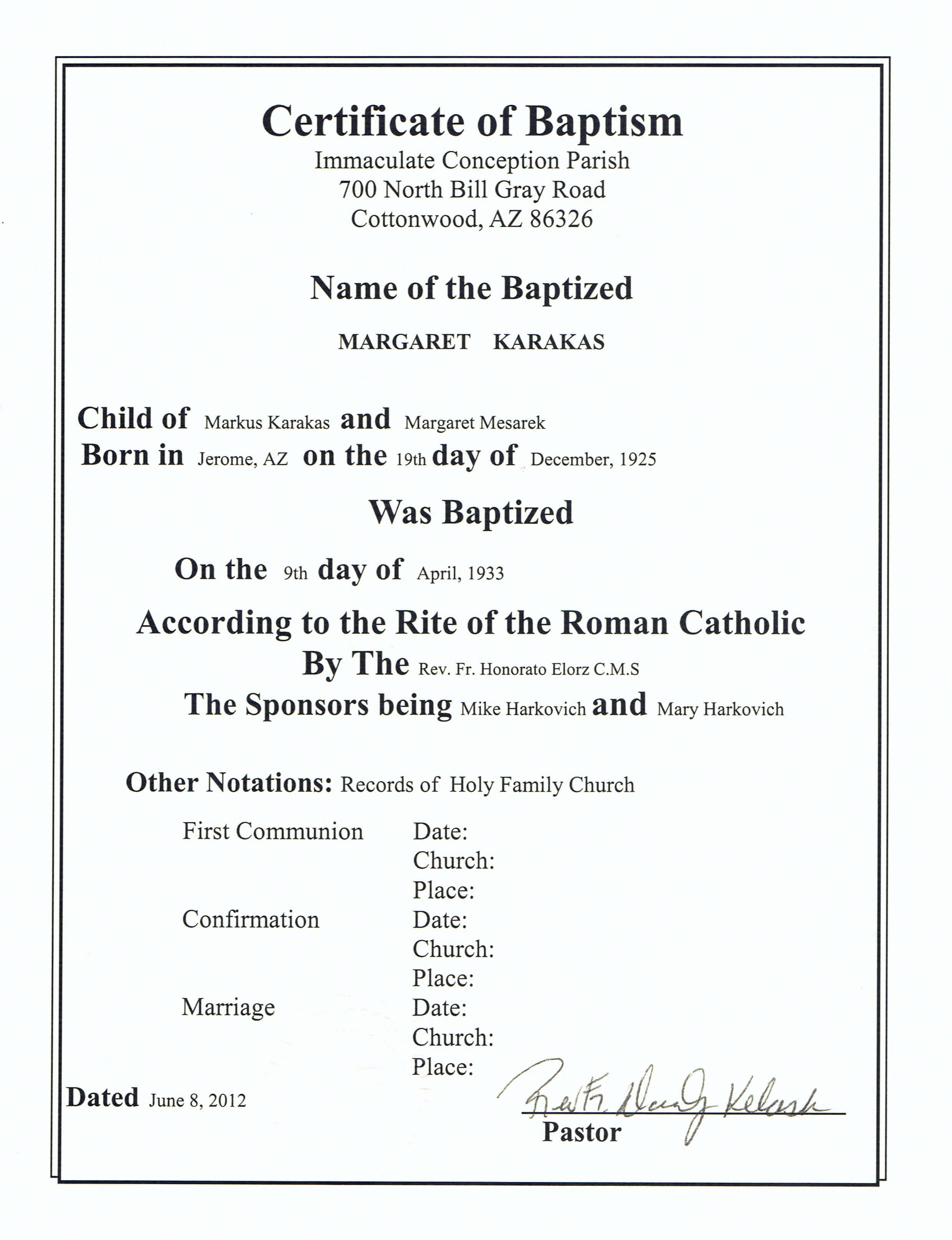 Confirmation Certificate 50 Box Mpn Xb104 Certificates Pertaining To Roman Catholic Baptism Certificate Template