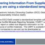 Conflict Minerals: Not Just For Public Companies – What Inside Eicc Conflict Minerals Reporting Template