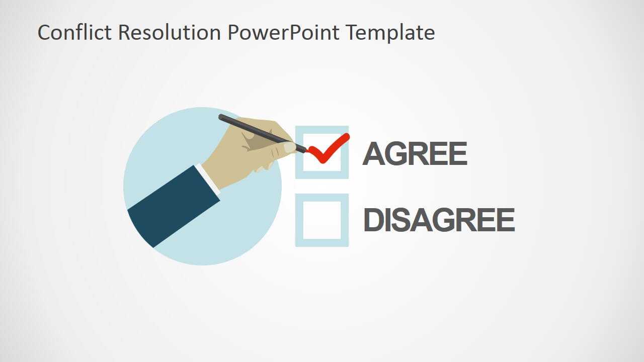 Conflict Resolution Powerpoint Template With Powerpoint Template Resolution