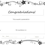 Congratulations Certificate Word Template - Erieairfair With pertaining to Congratulations Certificate Word Template
