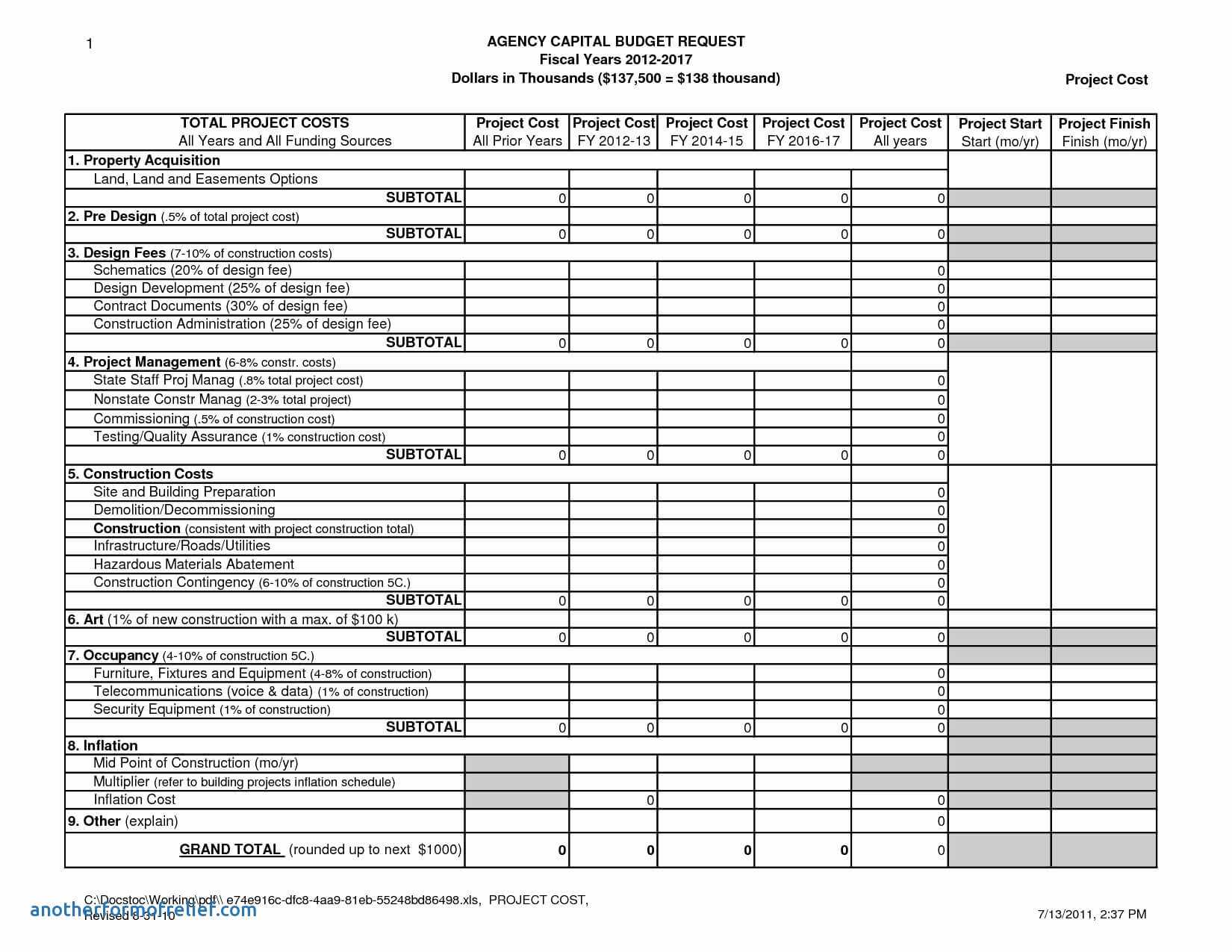 Construction Cost Report Template Excel – Spreadsheet Throughout Construction Cost Report Template