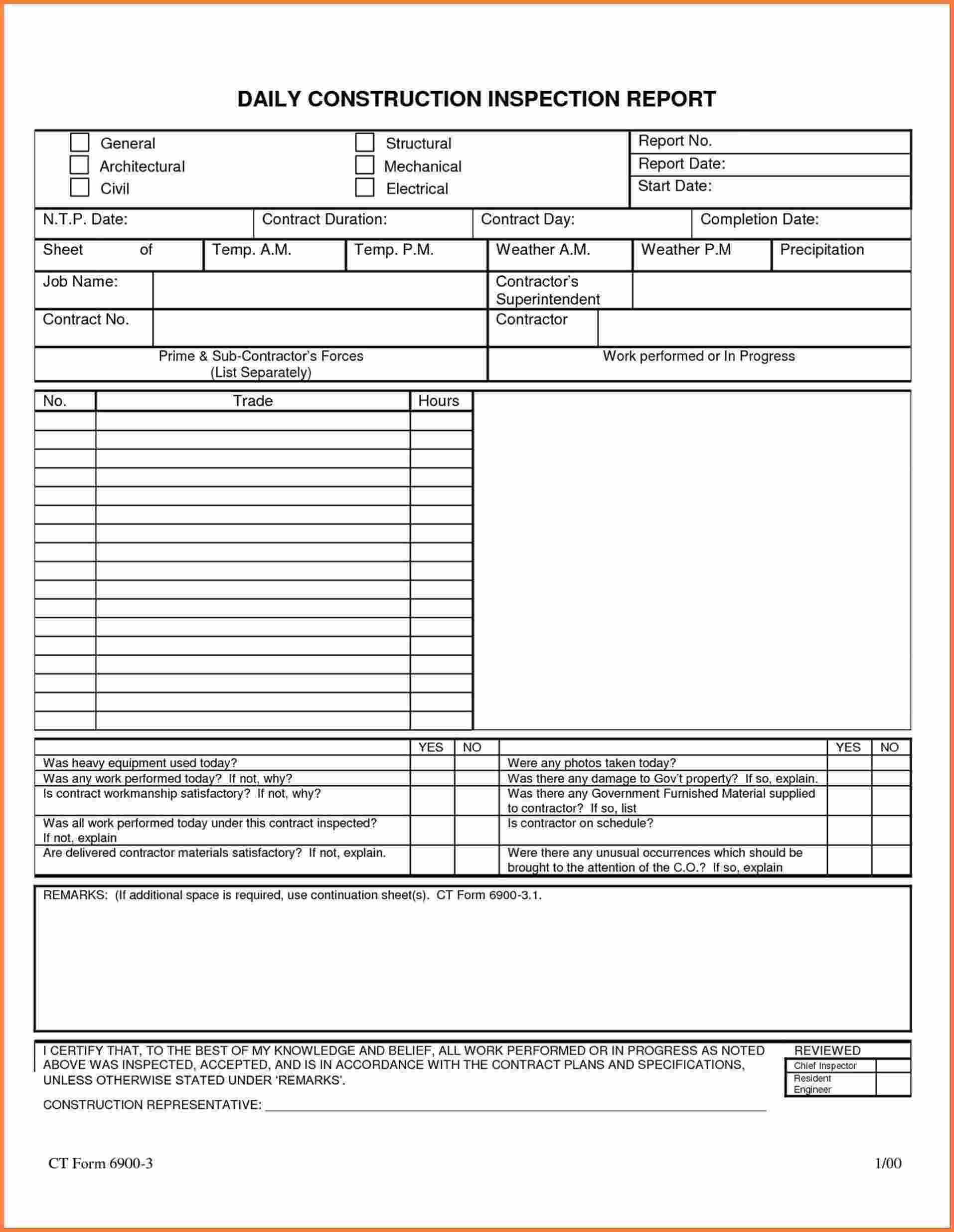 Construction Daily Reports Ajan Ciceros Co Report Project Inside Daily Status Report Template Xls